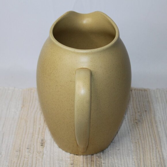 VTG NORITAKE COLORWAVE YELLOW WATER ICE PITCHER STONEWARE 56oz SPECKLED 8491 - Picture 7 of 15